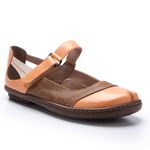 Sapatilha Lock em Couro cor Laranja J.Gean 