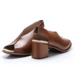 Sandália Lolly B em Couro cor Mustang J.Gean