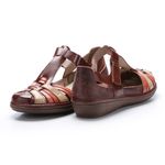 Sapatilha Nina em Couro cor Bordo J.Gean 