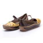 Sapatilha em Couro cor Brown J.Gean