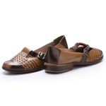 Sapatilha Feminina Retrô em Couro cor Suede J.Gean