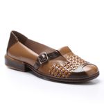 Sapatilha Feminina Retrô em Couro cor Suede J.Gean