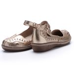 Sapatilha Feminina Anabela em Couro Ourolight J.Gean 