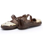 Sapatilha New Lock em Couro cor Café J.Gean 