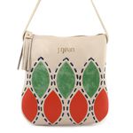 Bolsa Feminina Transversal de Couro ICE J.Gean cod. NC0019 