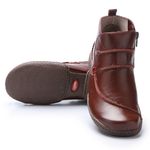 Bota Em Couro Vitore MAHOGANY J.Gean