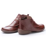 Bota Em Couro Vitore MAHOGANY J.Gean