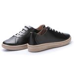 Tênis MADRID Feminino em Couro Legítimo Cor Preto J.Gean.