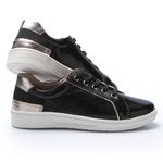 Tênis Feminino Madrid em Couro cor Preto J.Gean