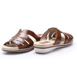  Sandália New Soft em Couro cor Mustang J.Gean 