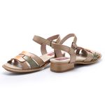 Sandália New Alexia em Couro cor Damasco J.Gean 