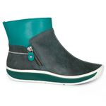 Bota Feminina Wave Em Couro Denin J.gean 