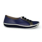 Sapatilha Tênis Feminino em Couro cor Naval J.Gean Wave 