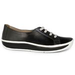 Sapatilha Tênis Feminino em Couro cor PRETO J.Gean Wave 