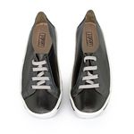 Sapatilha Tênis Feminino em Couro cor PRETO J.Gean Wave 