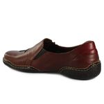 Sapatilha feminina J.Gean Vitore em couro cor Vermelho cod. CL0051