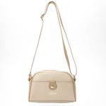 Bolsa Feminina Em Couro Bege J.Gean