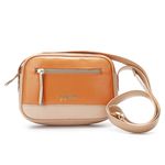 Bolsa Feminina Em Couro Laranja J.Gean 