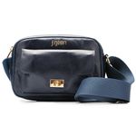 Bolsa Feminina em Couro Azul DarkBlue J.Gean 