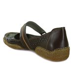 Sapatilha Vitore Coffee em Couro cor Coffee J.Gean 