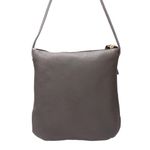 Bolsa transversal ou Tiracolo Feminina de Couro Cor Cinza J.Gean 