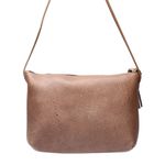 Bolsa transversal ou Tiracolo Feminina de Couro Cor Areia J.Gean .