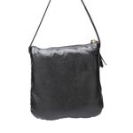 Bolsa transversal ou Tiracolo Feminina de Couro Cor Preto J.Gean.