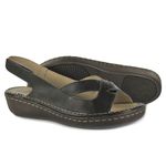 Sandália Jade Em Couro Preto J.Gean 