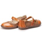 Sapatilha Boneca J.gean Em Couro cor Laranja Cod. Em0023 