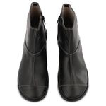 Bota Feminina Rasteira Em Couro Comfort Cor preto J.gean Cod. FL0005