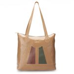 Bolsa Feminina Artesanal de Couro cor castanho J.Gean cod. GB0015 