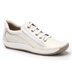 Tênis Feminino New Wave em Couro cor Diamante J.Gean