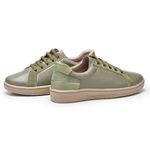 Tênis MADRID Feminino em Couro Legítimo Cor Olive J.Gean 