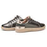 Tênis MADRID Feminino em Couro Legítimo Cor Preto J.Gean 