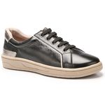 Tênis MADRID Feminino em Couro Legítimo Cor Preto J.Gean 