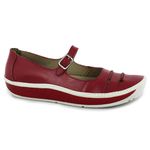 Sapatilha feminina em Couro cor Carnet J.gean Wave cod. FI0005 