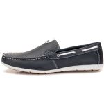 Mocassim Masculino Em Couro Azul Marinho Caribe Kéffor