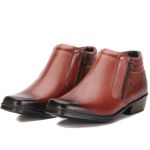 Bota Masculina Em Couro Country Mogno Arizona Country