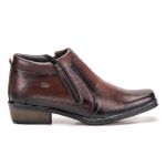 Bota De Couro Masculina Social Country Marrom Macia Arizona