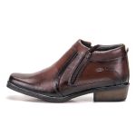 Bota De Couro Masculina Social Country Marrom Macia Arizona