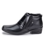 Bota Masculina Social Country de Couro Zíper Arizona Country Preto