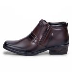 Bota Masculina Social Country de Couro Zíper Arizona Country Marrom