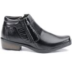 Bota Masculina Country Em Couro Preto Kéffor Arizona Country