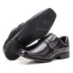 Sapato Masculino Social De Couro Preto Macio Metrópole New