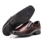 Sapato De Couro Executivo Masculino Café Macio Metropole New