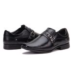 Sapato Masculino Bico Quadrado Couro Preto Metrópole New