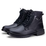 Coturno Masculino de Couro Preto Ranger