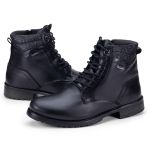 Coturno Masculino de Couro Preto Ranger