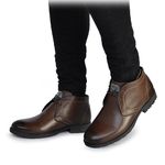 Bota Saara Masculina em Couro - Brown