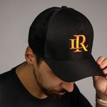 Boné Trucker LR Laroche com Aba - Preto